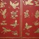 Buffet chinois antique papillon laquée peinte à la main