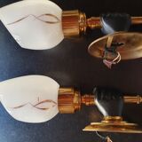 Torch wall lights