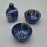 Bottle in earthenware from Marianne Johnson's Tenera series for Aluminia