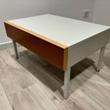 Nightstand / coffee table Interlübke vintage 70s – white lacquer