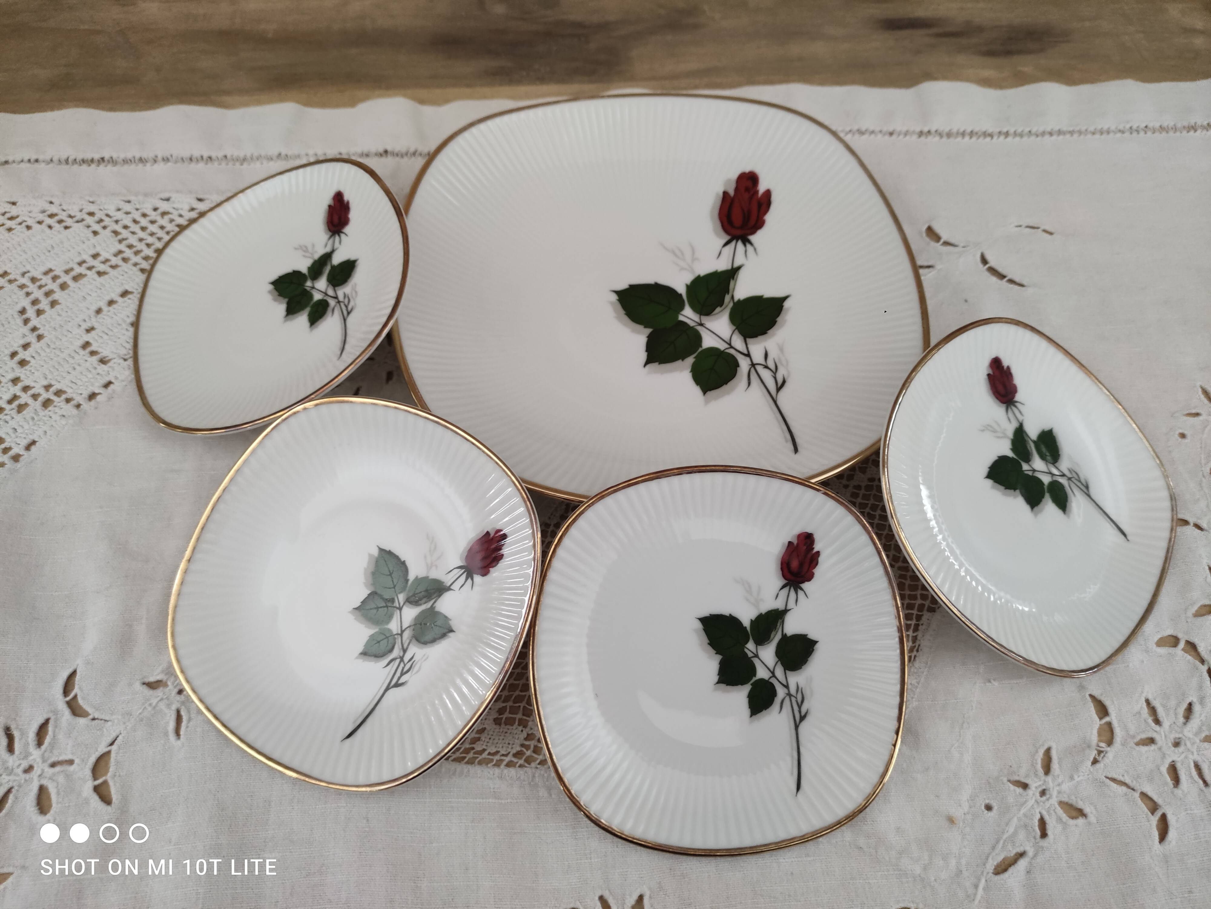 Set 5 pieces for porcelain aperitif Bavaria
