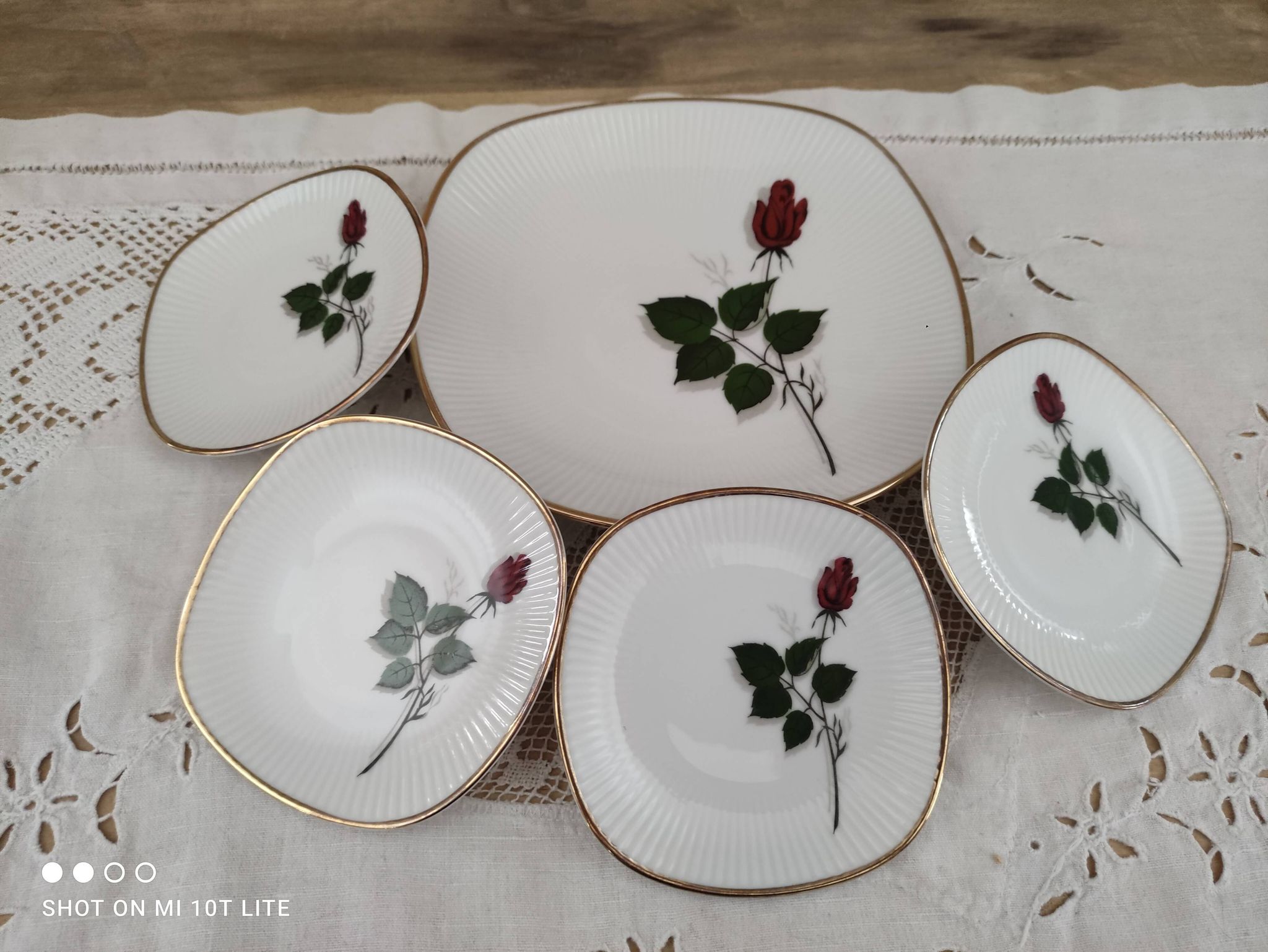 Set 5 pieces for porcelain aperitif Bavaria