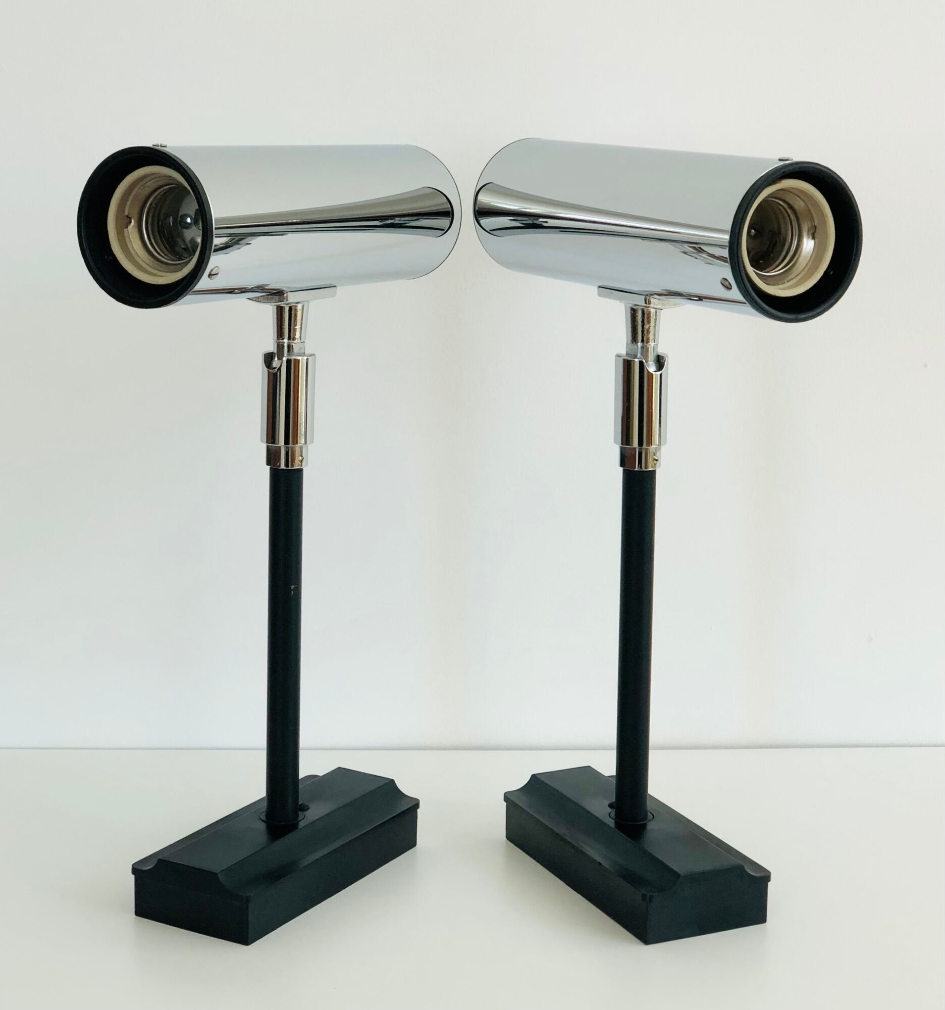 Pair of new wall lamps model 7100 from ERCO publisher, Germany 70s
