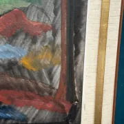 Large Original Swedish Oil on Canvas – “Landscape” by Bror Göransson – Signed – Vintage & Framed – 83 × 63 cm (32.7" × 24.8")