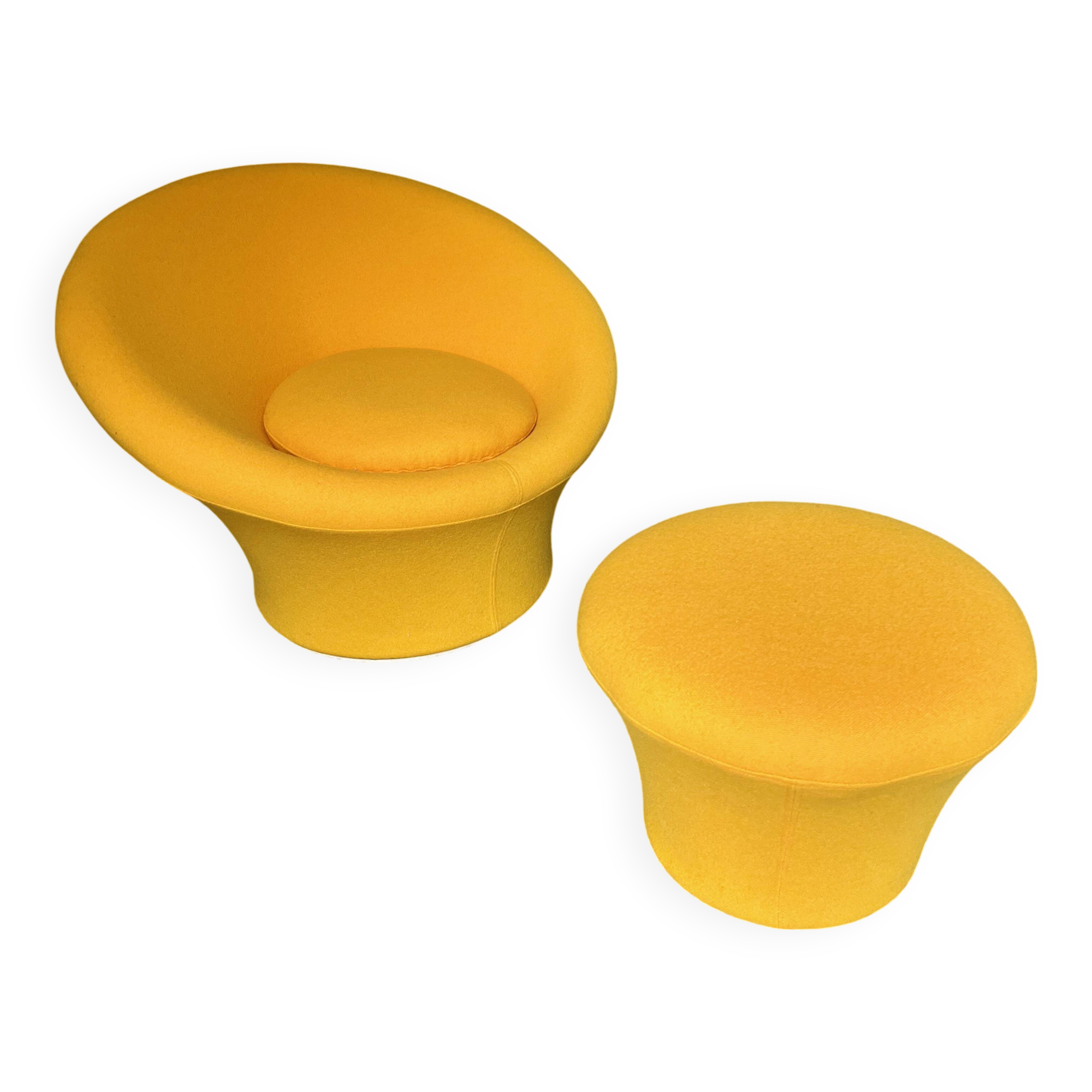 Mushroom armchair and ottoman by Pierre Paulin, Artifort Edition, 1960