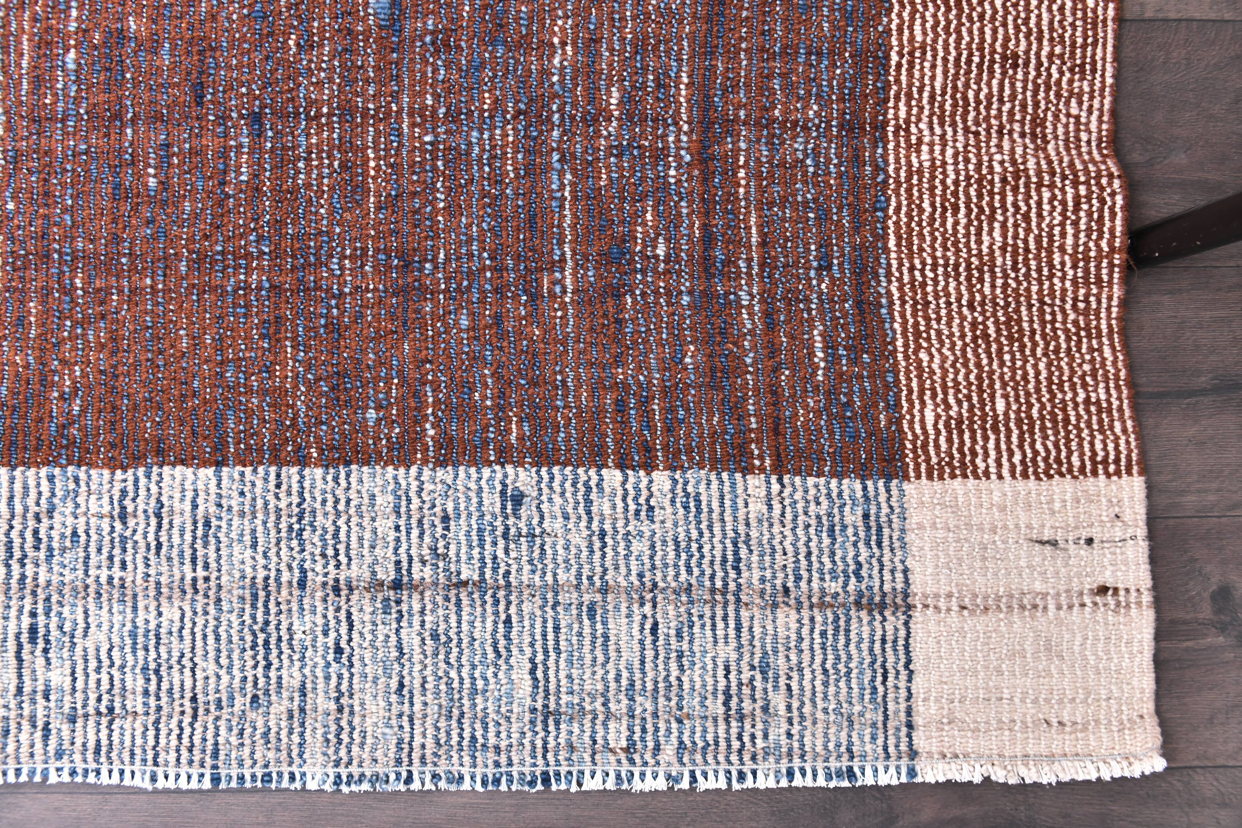 Terracota kilim rug 190x290 cm , Terracota wool Kilim Tapi.