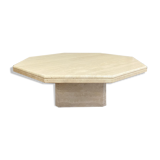 Travertine coffee table 70s
