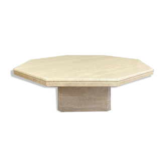 Travertine coffee table 70s