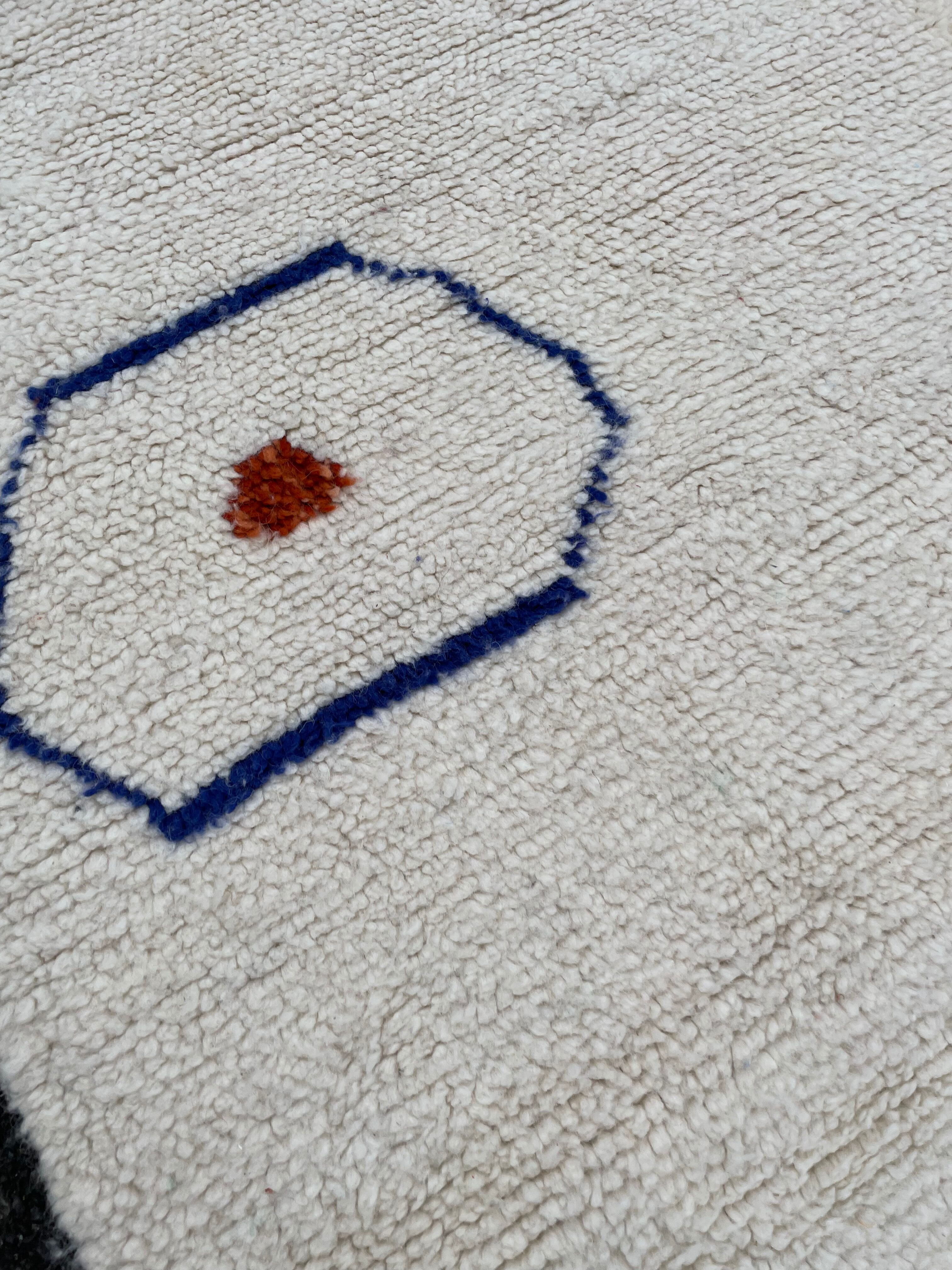 Contemporary Rug Berbere Abstract, 175x240 cm