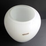 Murano glass vase Carlo Nason Mazzega handle higher cobalt