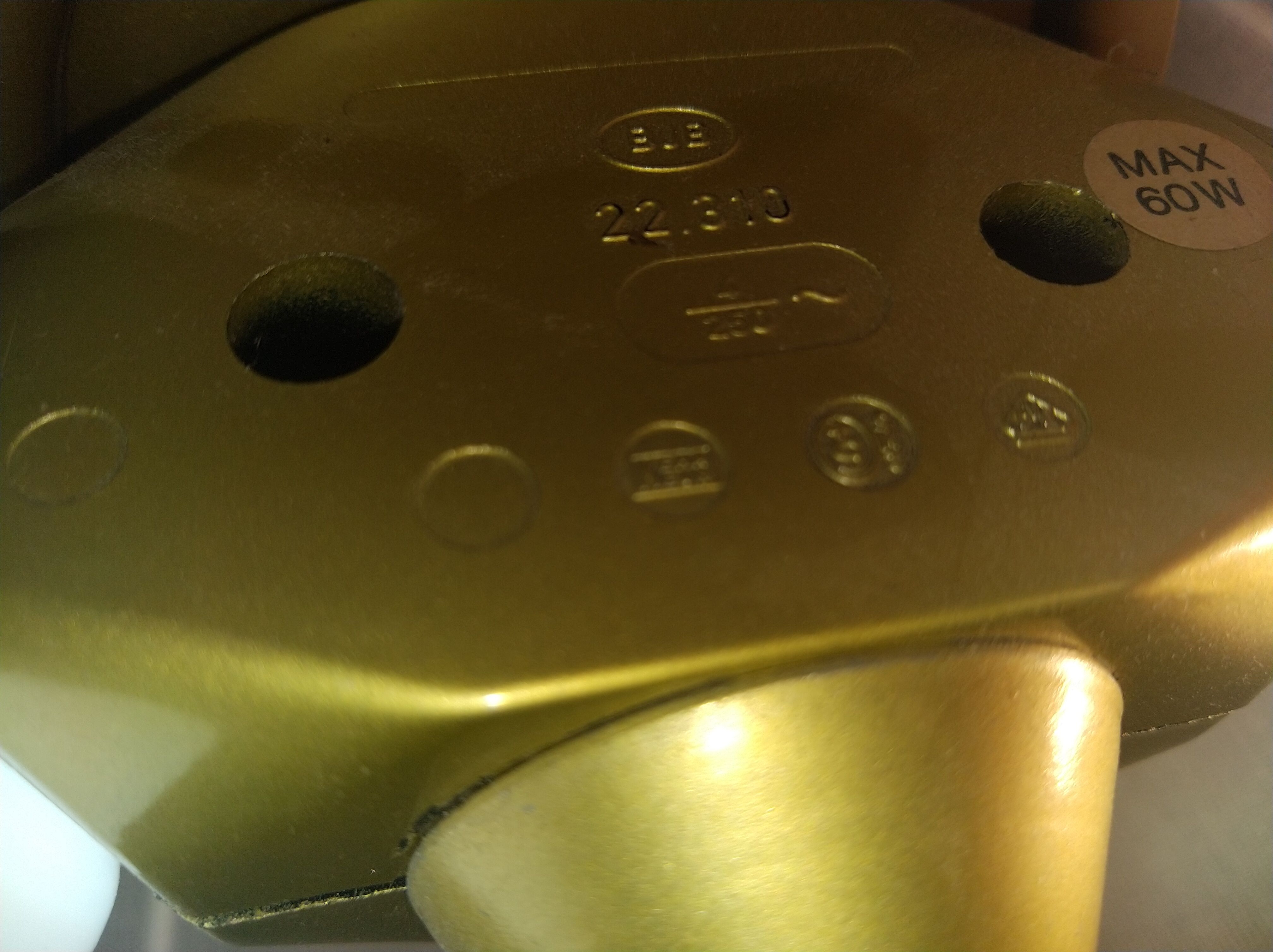 Black lacquered and chrome steel lamp, Norway, circa 1970/80