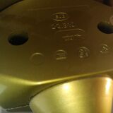 Black lacquered and chrome steel lamp, Norway, circa 1970/80