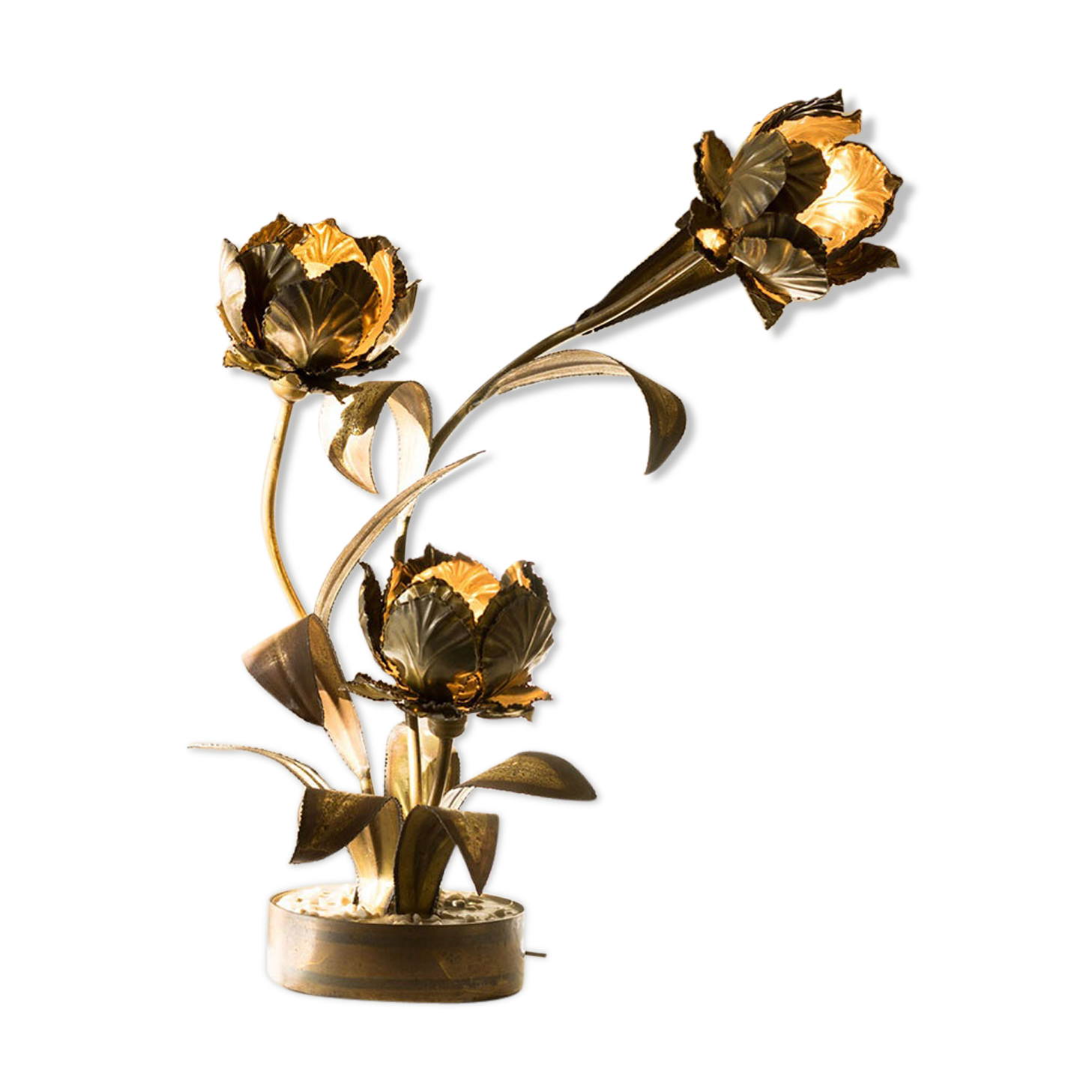 Maison Jansen's sculptural office lamp, 1970