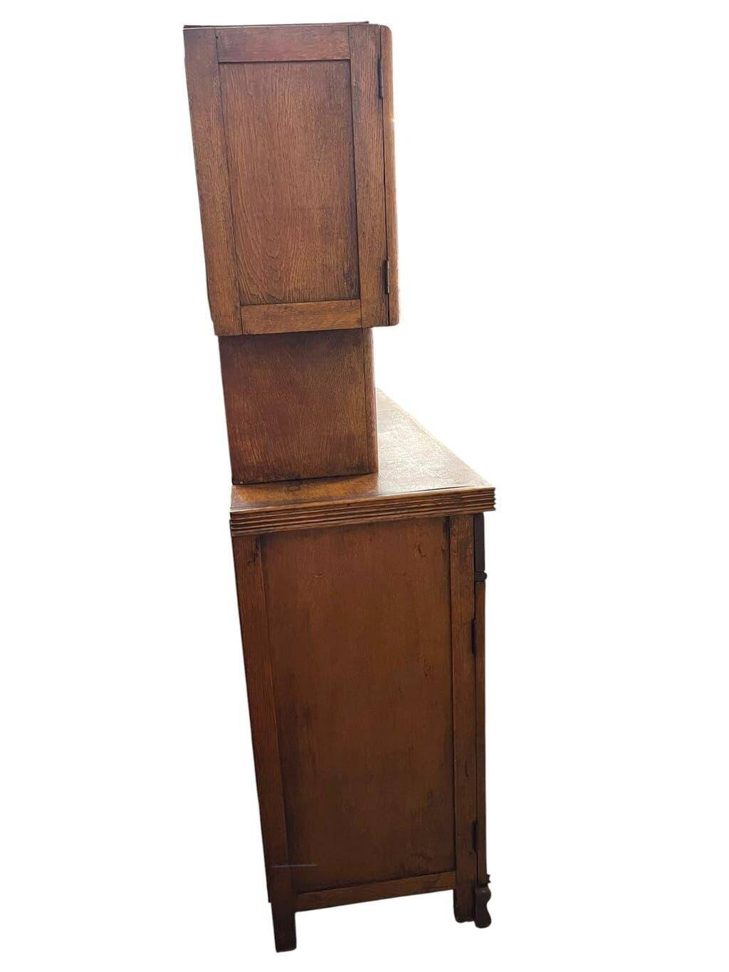 Vitrine/commode/meuble de cuisine vintage en bois