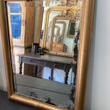 Gilded wooden mirror