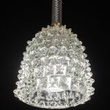 Extraordinary Clear Rostrato Murano Glass Penadant by Barovier & Toso, 1940