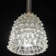 Extraordinary Clear Rostrato Murano Glass Penadant by Barovier & Toso, 1940