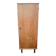 Small vintage Scandinavian shoe cabinet with 1 door.
