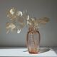 Vase en verre orange
