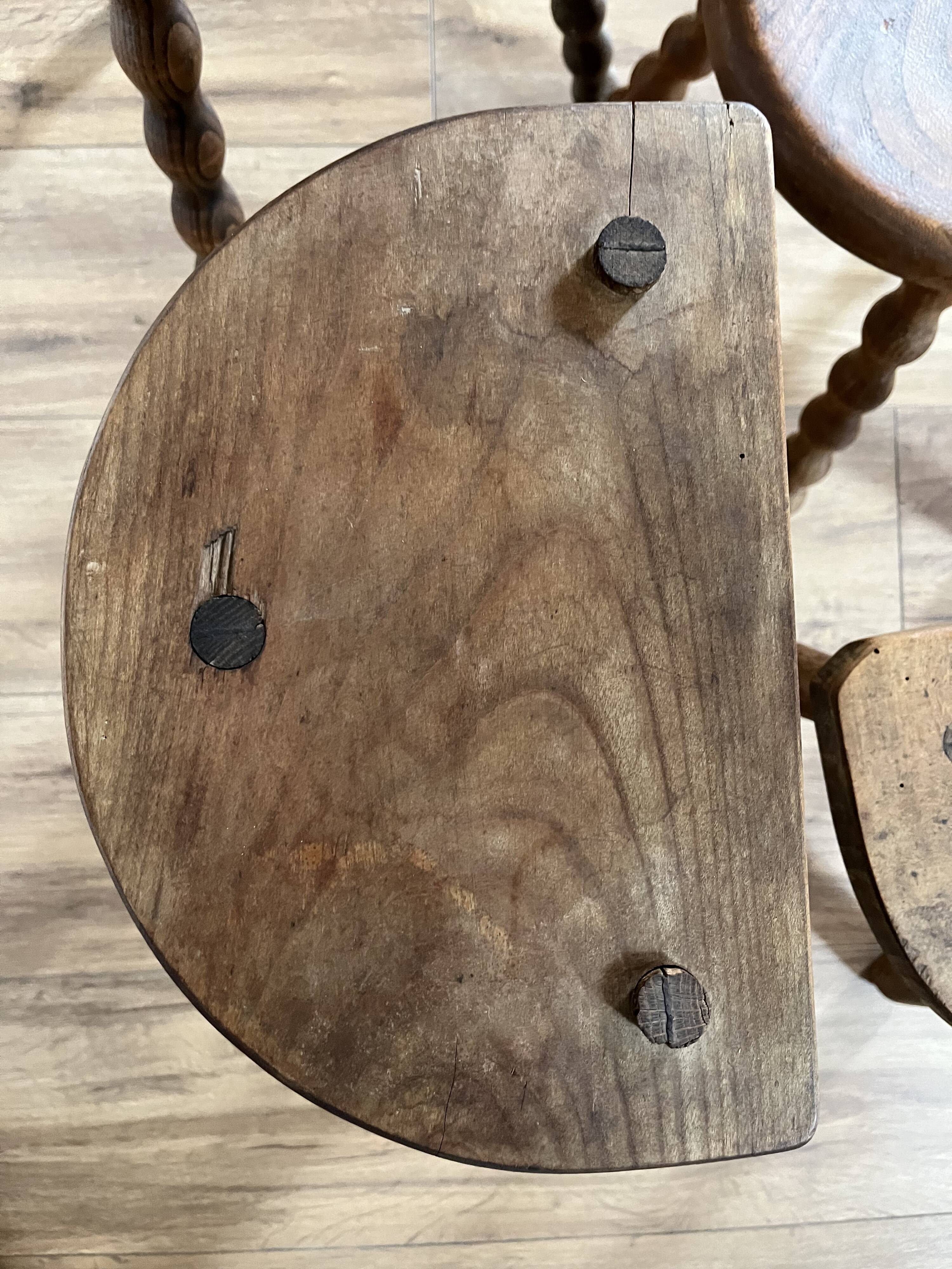 Set of 4 mismatched stools