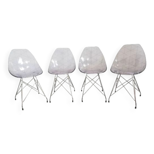 lot de 4 chaises design
