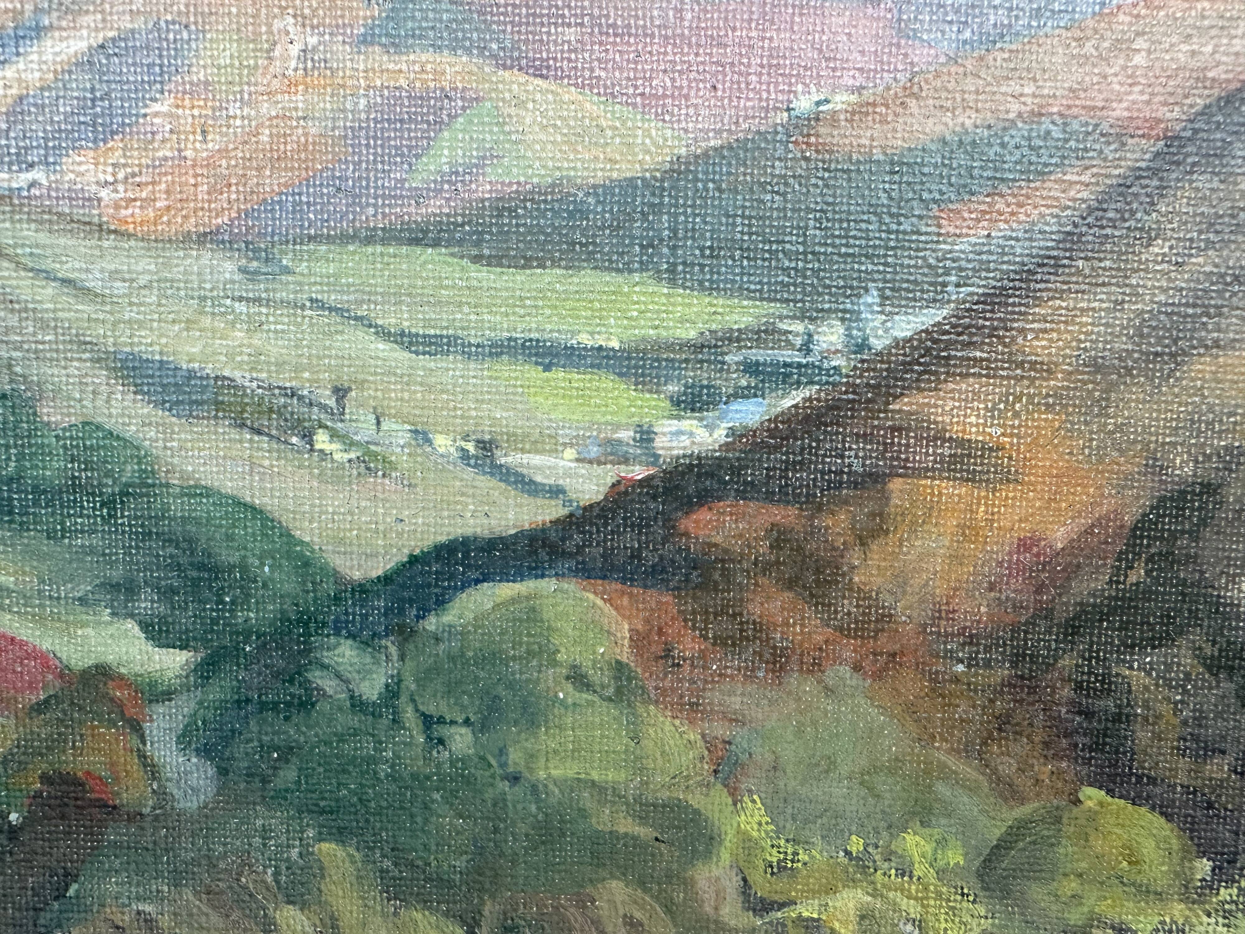 Vintage oil on canvas