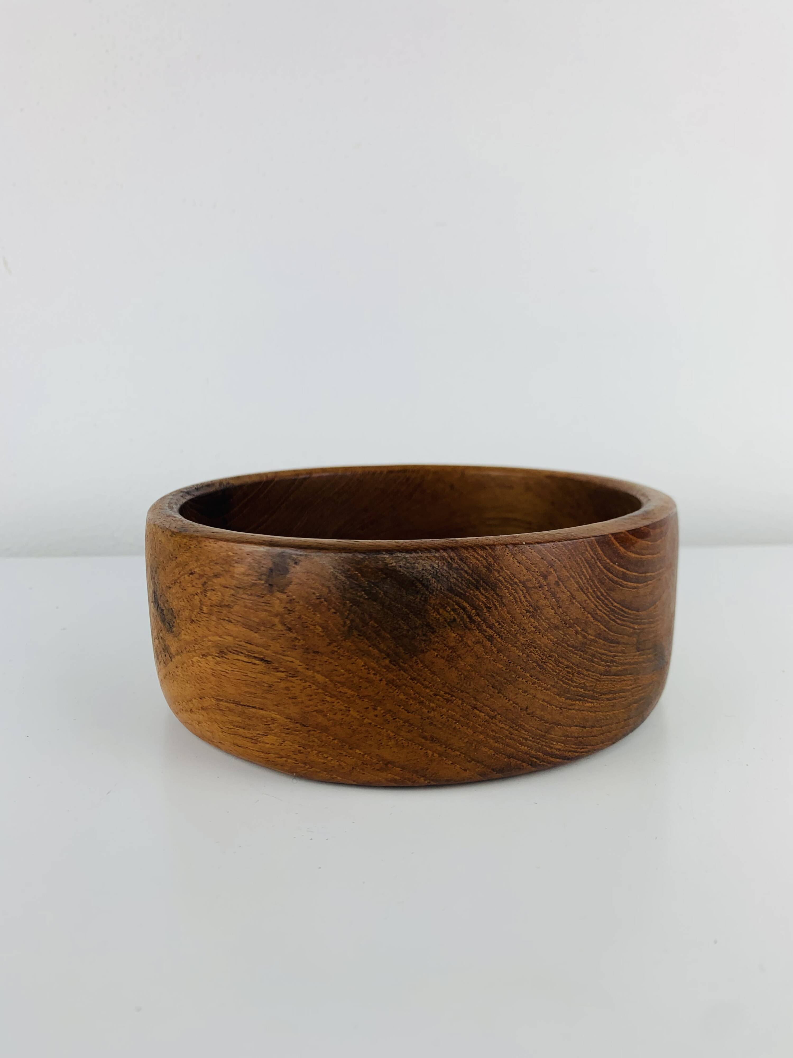 Scandinavian teak catchall, 1960s