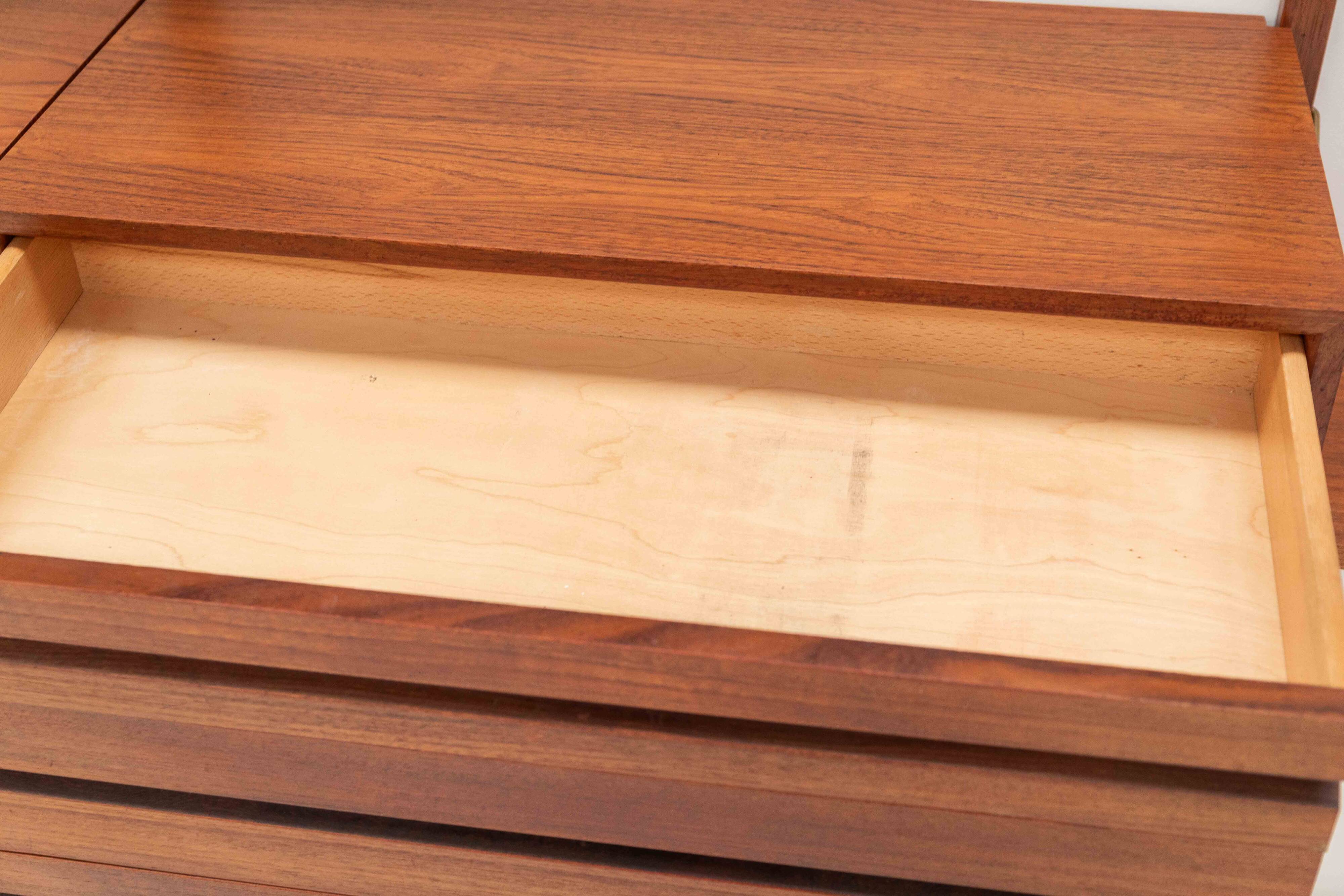 3-bay Cado wall unit by Poul Cadovius