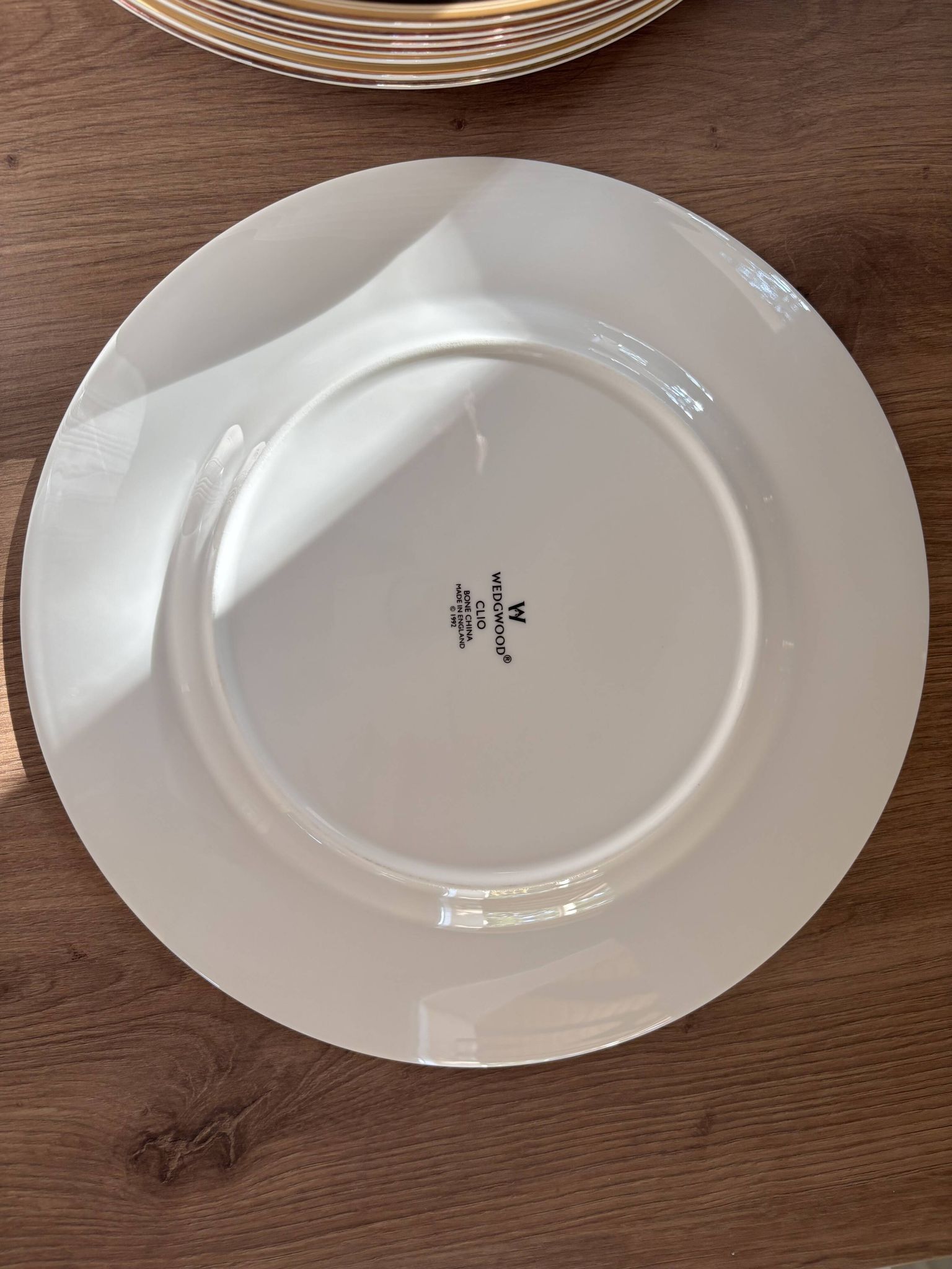 Grandes assiettes Wedgwood