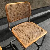4 Cesca chairs B32 Marcel Breuer