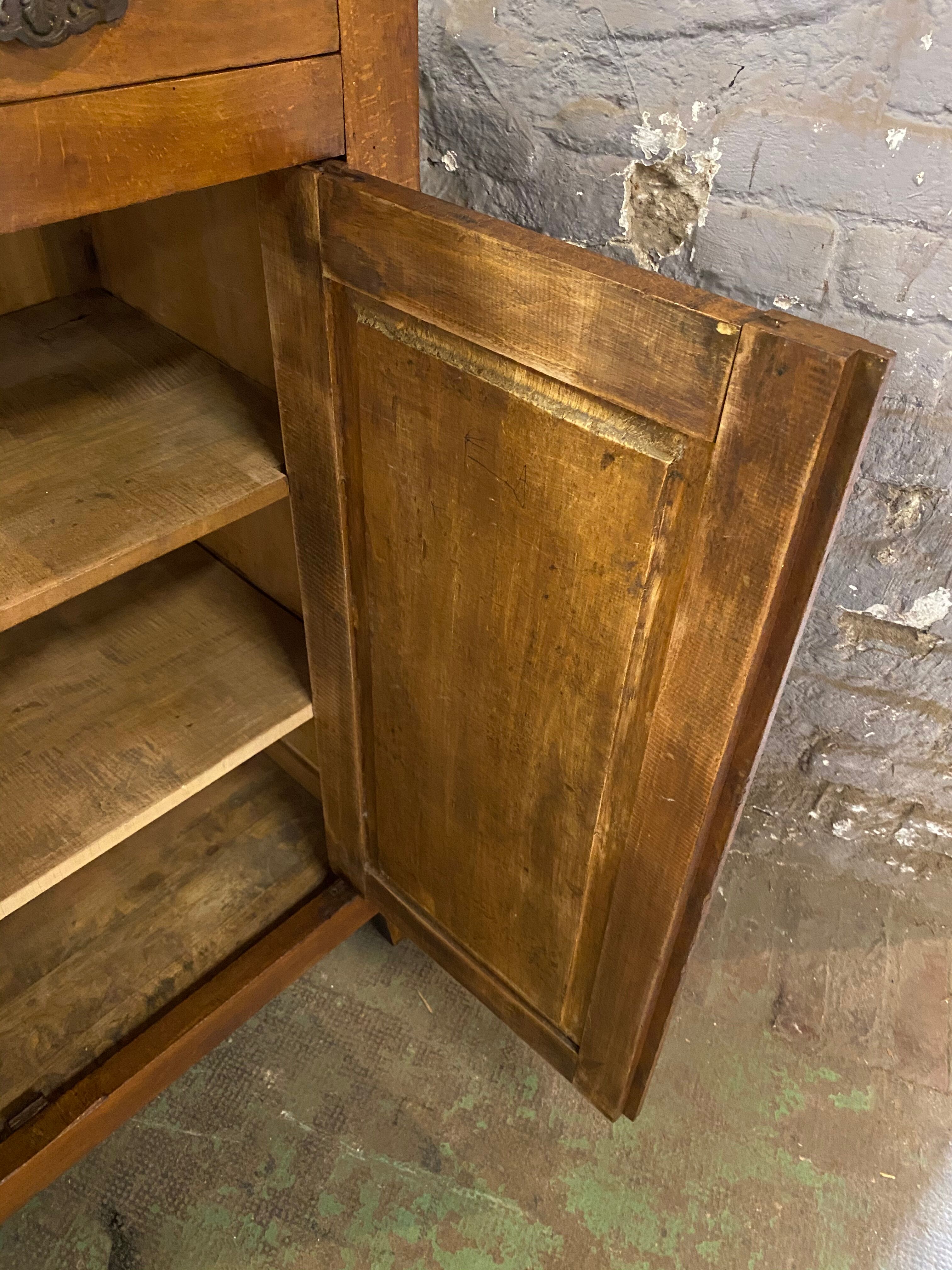 Vintage parisian buffet solid wood