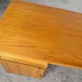 Bureau vintage en orme 1980