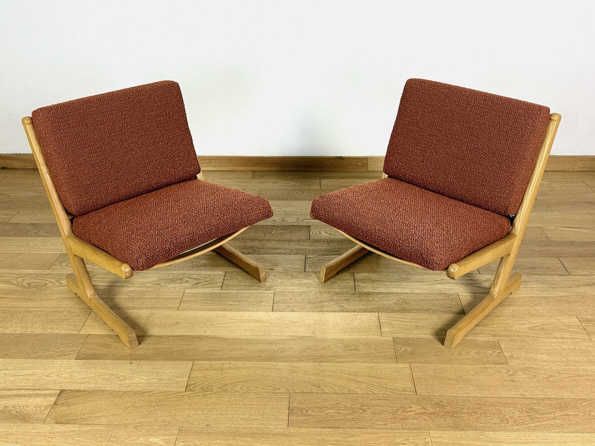 Chauffeuses Scandinave 1960 par Ditte & Adrian Heath Modèle 242 s