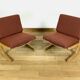 Chauffeuses Scandinave 1960 par Ditte & Adrian Heath Modèle 242 s