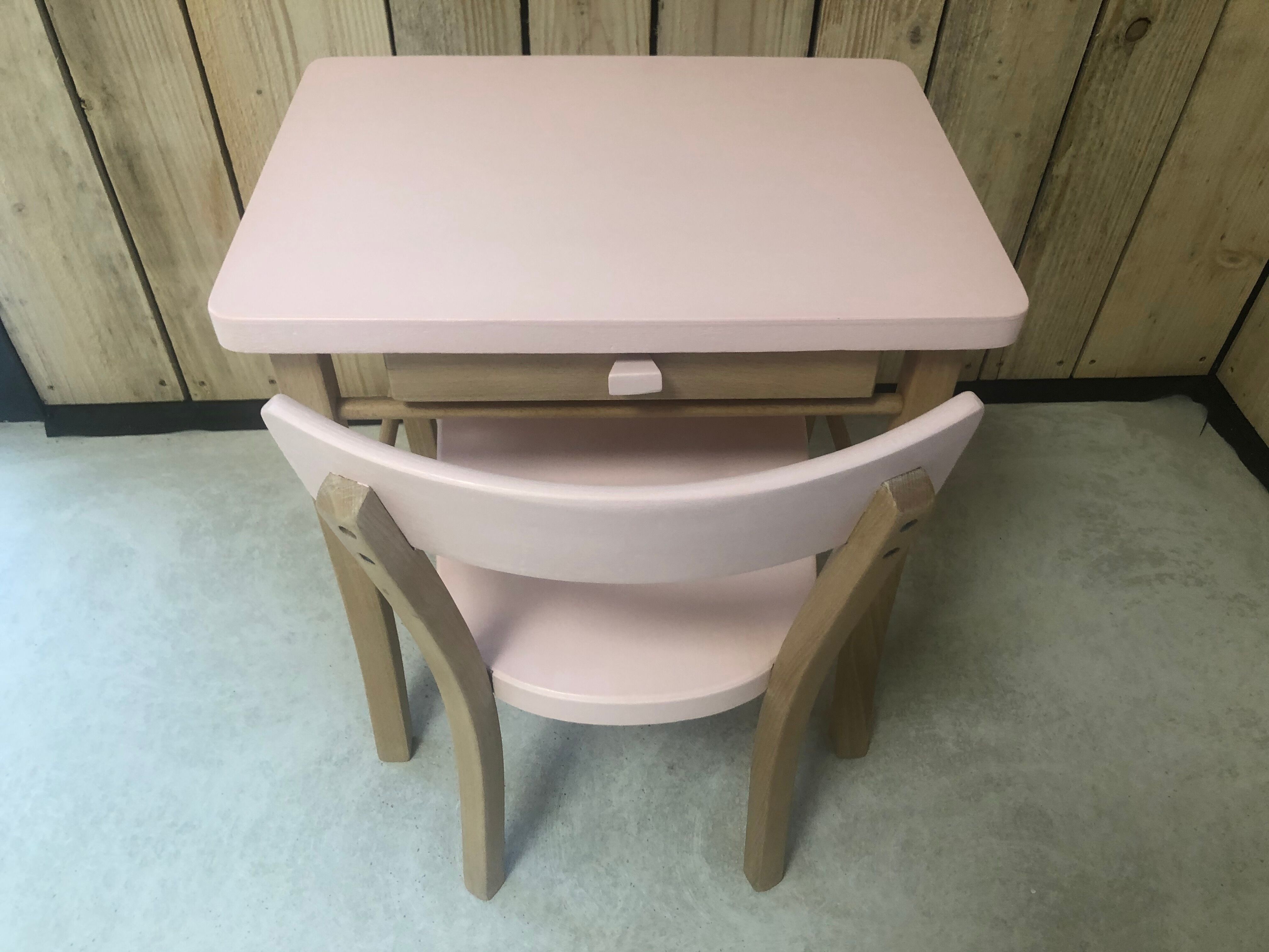 Baumann desk and children's chair