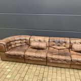 Prachtige De Sede Ds11, 7-delige set in bruin patchwork