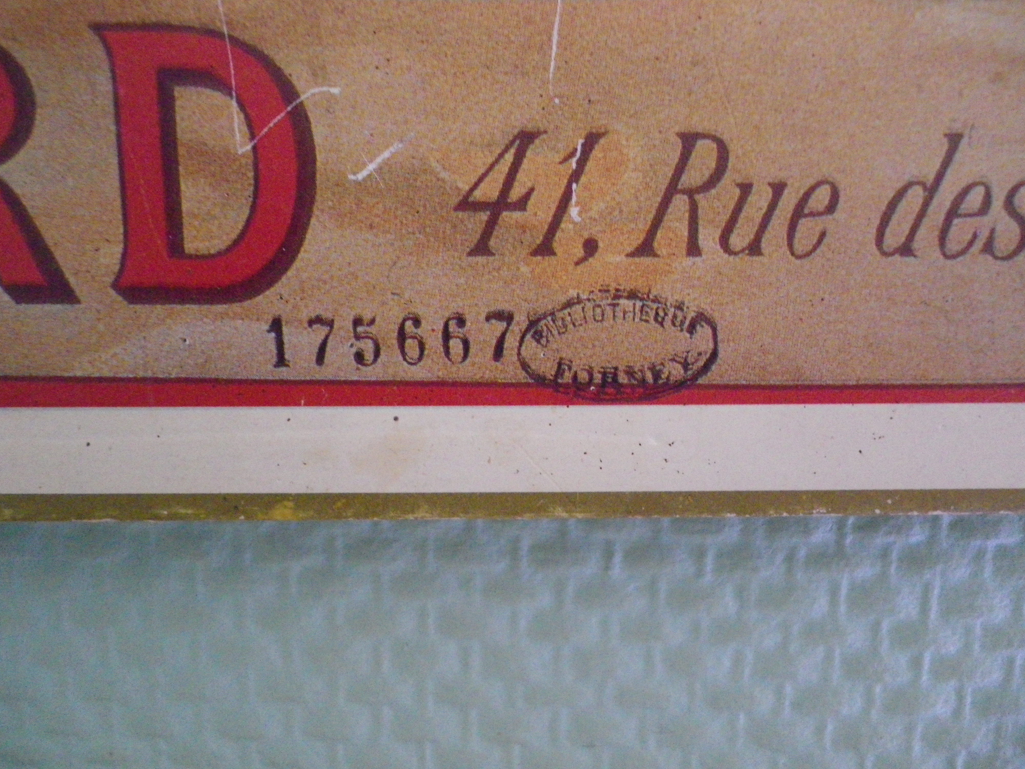 Advertising poster "chocolat suchard" Bernard Carant