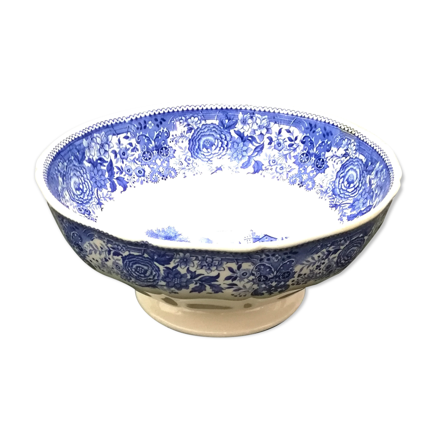 Bowl Villeroy & Boch pattern Burge land blue