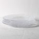 Set of 4 Kosta Boda Tropic Glass Dessert Plates, Scandinavian Fruit Design
