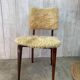 Chaise moumoute vintage