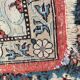Large vintage Persian 230 X 342 CM Ghoum rug