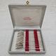 Set of 12 silver-plated dessert forks