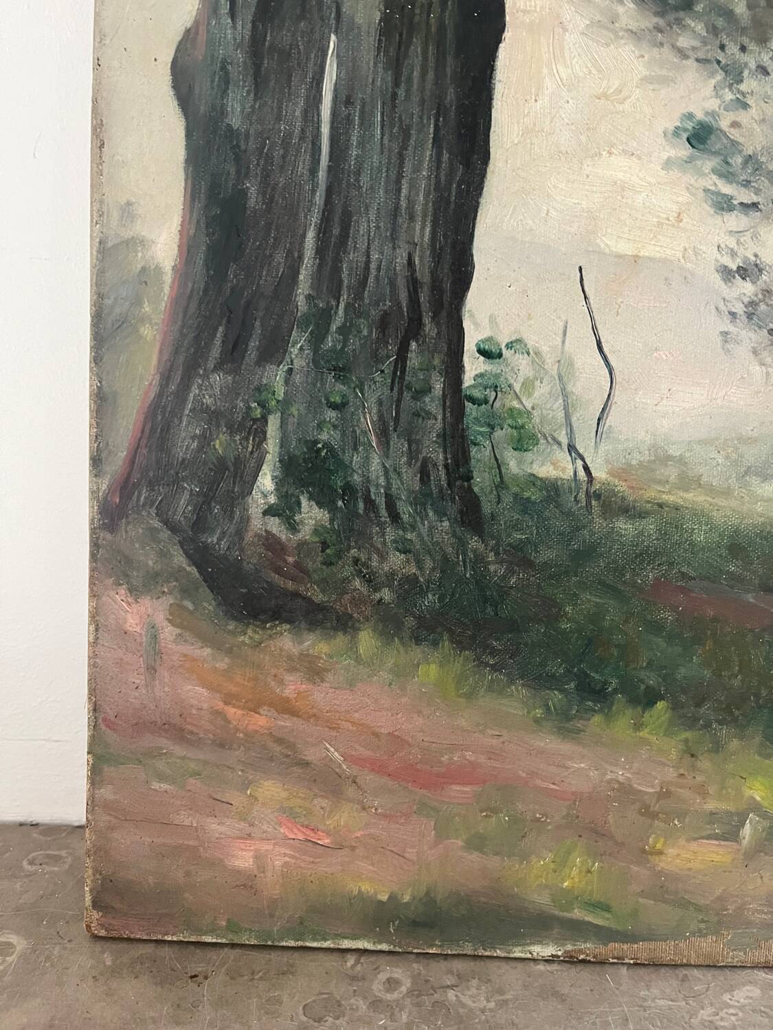 The clearing, oil on canvas "Memory of my brother Pierre 1898"