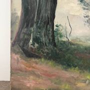 La clairière, huile sur toile “Souvenir de mon frère Pierre 1898”