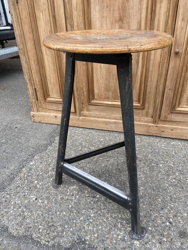 Tabouret d’usine industriel Rowac