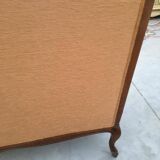 Mid-Century Italian Velvet Sofa Paolo Buffa Style 1950s