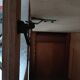 Renovated glass-fronted bookcase