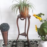 Pedestal table console plant holder