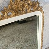 Late 19th century fireplace mirror