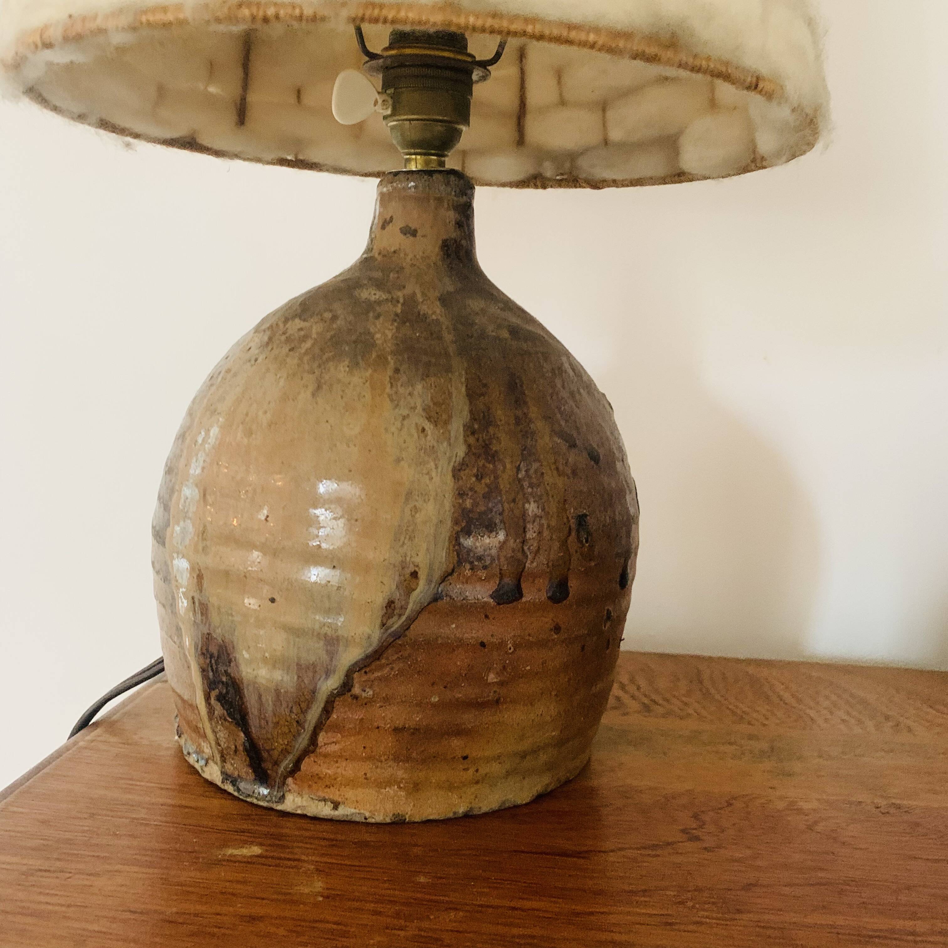 Stoneware lamp